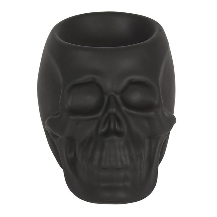 Black Skull Oil Burner - The Gift Cabin UK