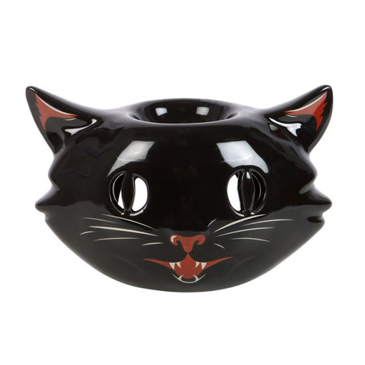 Spooky Black Cat Oil Burner - The Gift Cabin UK