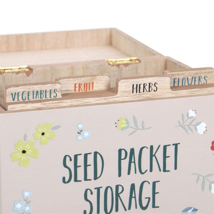 British Garden Birds Seed Packet Storage Box - The Gift Cabin UK