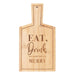 Eat, Drink and Be Merry Bamboo Serving Board - The Gift Cabin UK