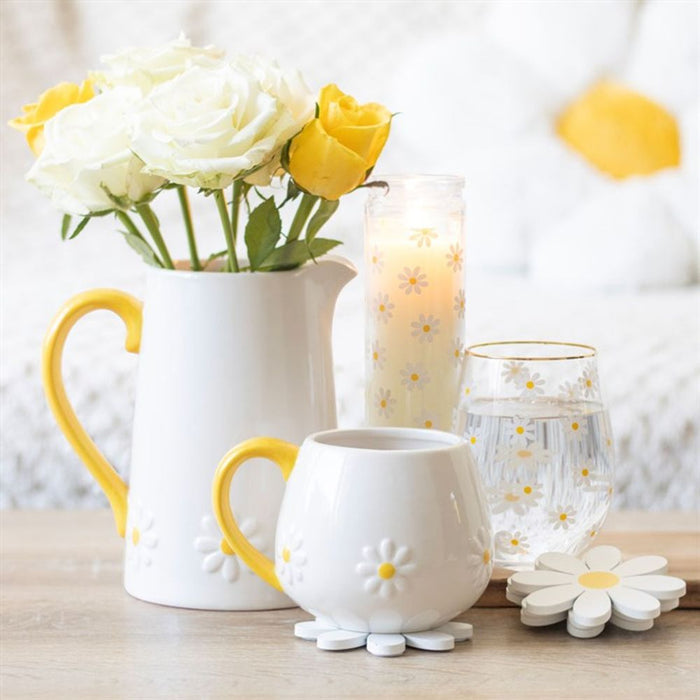 Daisy Ceramic Flower Jug - The Gift Cabin UK