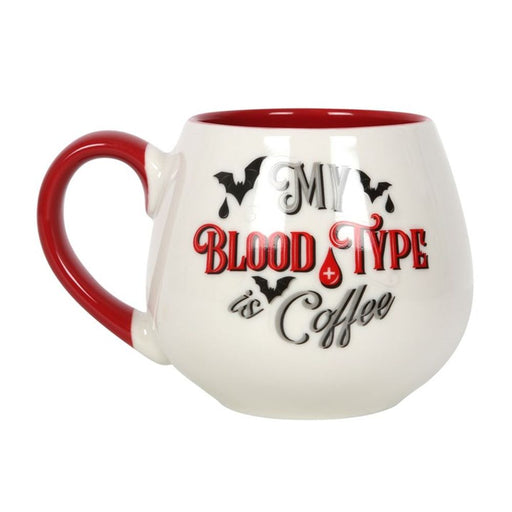 My Blood Type is Coffee Rounded Mug - The Gift Cabin UK