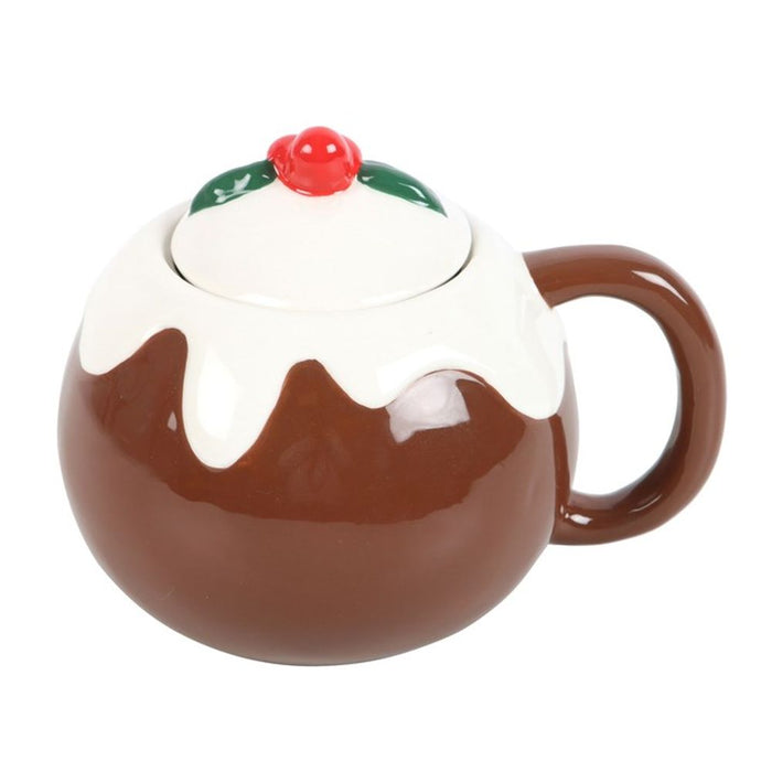 Christmas Pudding Shaped Mug - The Gift Cabin UK