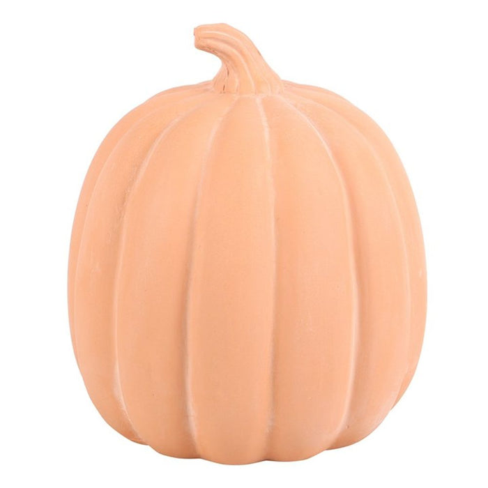 22cm Terracotta Pumpkin Ornament - The Gift Cabin UK