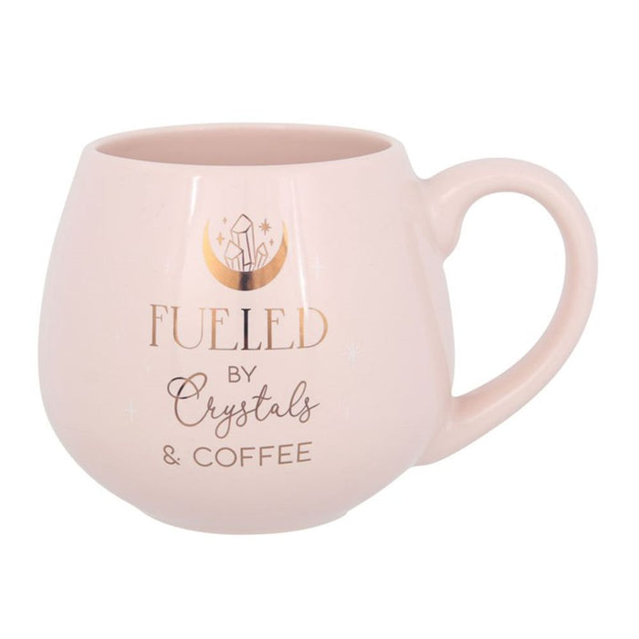 Crystals and Coffee Rounded Mug - The Gift Cabin UK