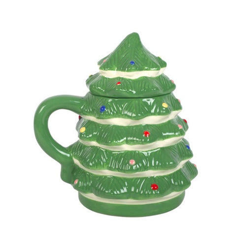 Green Christmas Tree Shaped Mug - The Gift Cabin UK