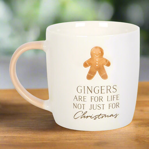 Gingers Are For Life Christmas Mug - The Gift Cabin UK