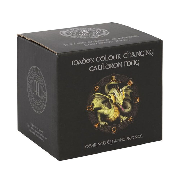 Mabon Colour Changing Cauldron Mug by Anne Stokes - The Gift Cabin UK