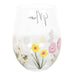 Mum Wildflower Stemless Glass - The Gift Cabin UK