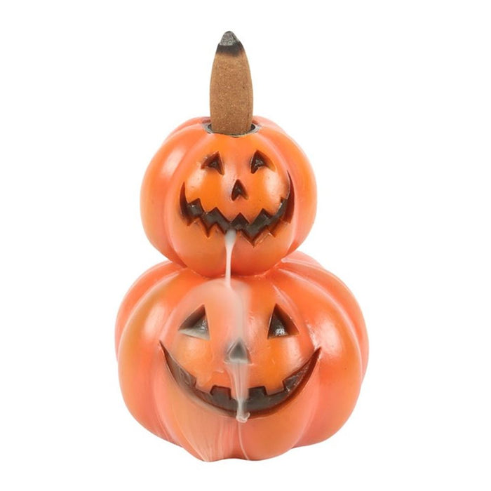 Stacked Pumpkins Backflow Incense Burner - The Gift Cabin UK