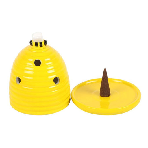 Yellow Beehive Incense Cone Holder - The Gift Cabin UK