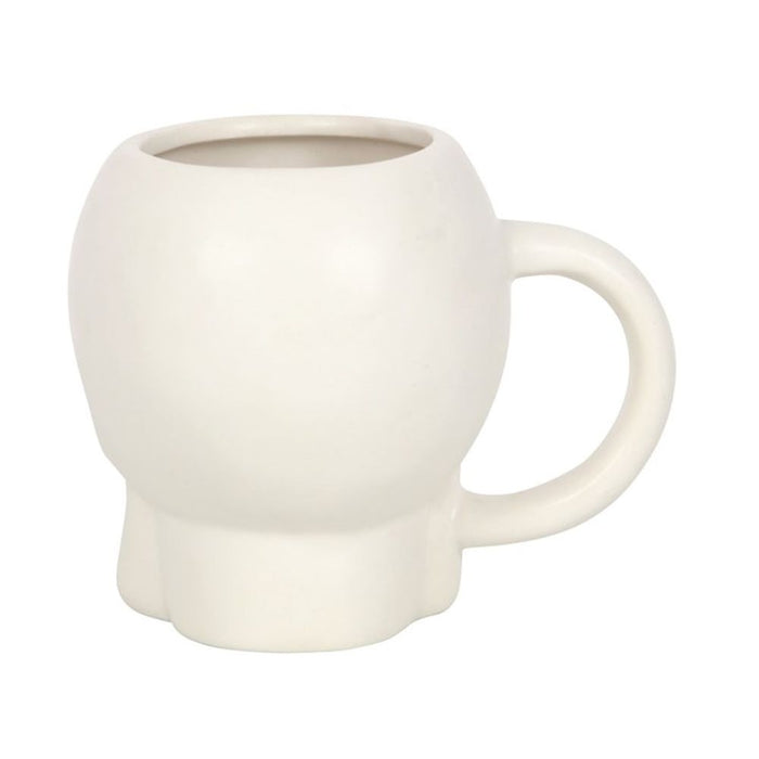 Matte White Skull Mug - The Gift Cabin UK