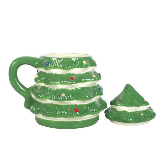 Green Christmas Tree Shaped Mug - The Gift Cabin UK