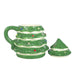 Green Christmas Tree Shaped Mug - The Gift Cabin UK