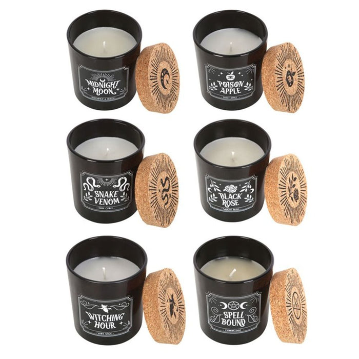 Set of 6 Midnight Ritual Candles - The Gift Cabin UK