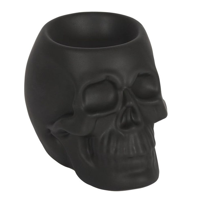 Black Skull Oil Burner - The Gift Cabin UK