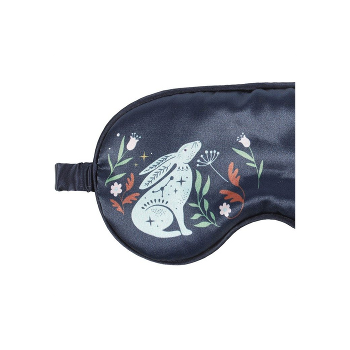 Midnight Hare Satin Sleep Mask - The Gift Cabin UK