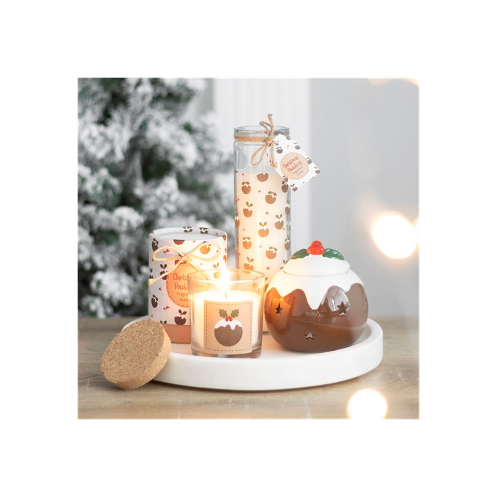 Christmas Pudding Advent Tube Candle - The Gift Cabin UK