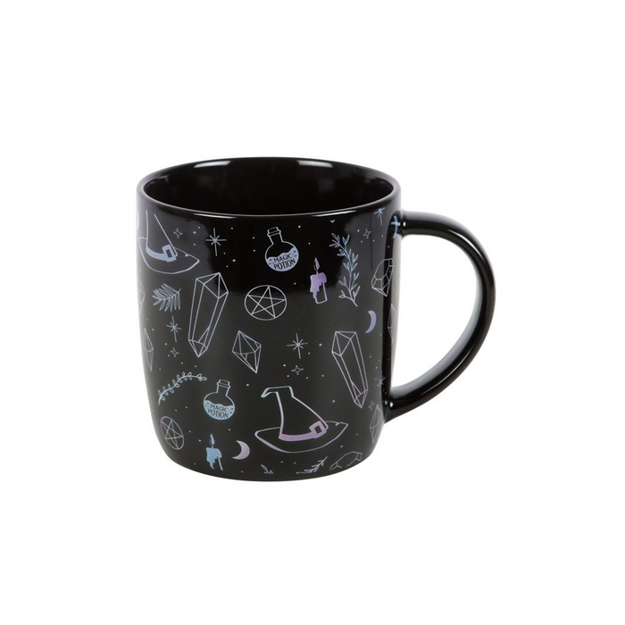 Crystal Witch Print Mug - The Gift Cabin UK