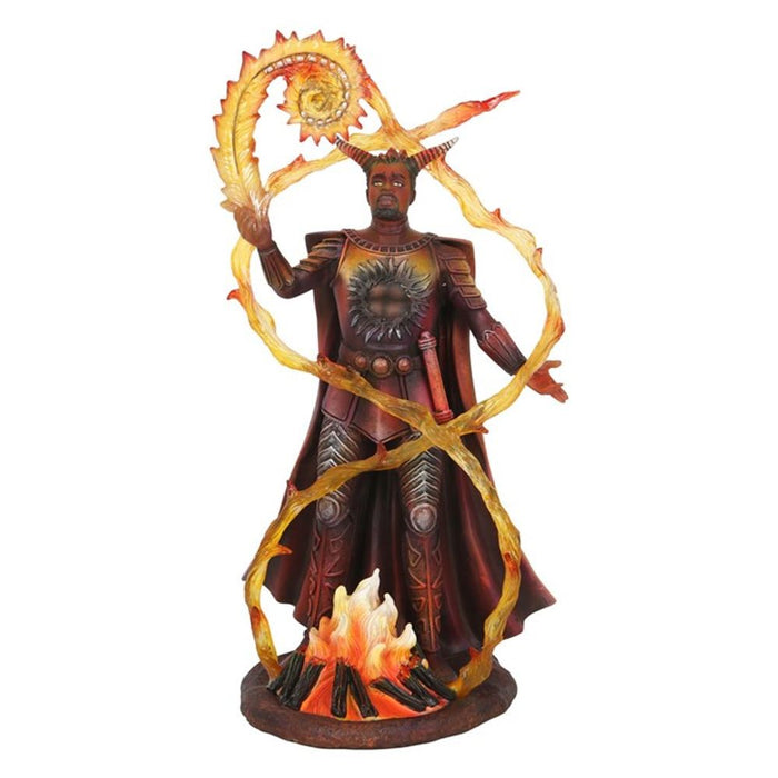 Fire Elemental Wizard Figurine by Anne Stokes - The Gift Cabin UK