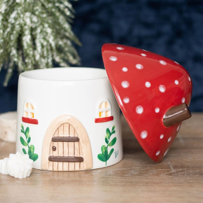 Mushroom House Oil Burner and Wax Warmer - The Gift Cabin UK