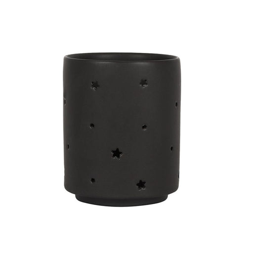 Small Black Mystical Moon Cut Out Tealight Holder - The Gift Cabin UK