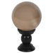 Large Smoke Grey Crystal Ball on Stand - The Gift Cabin UK