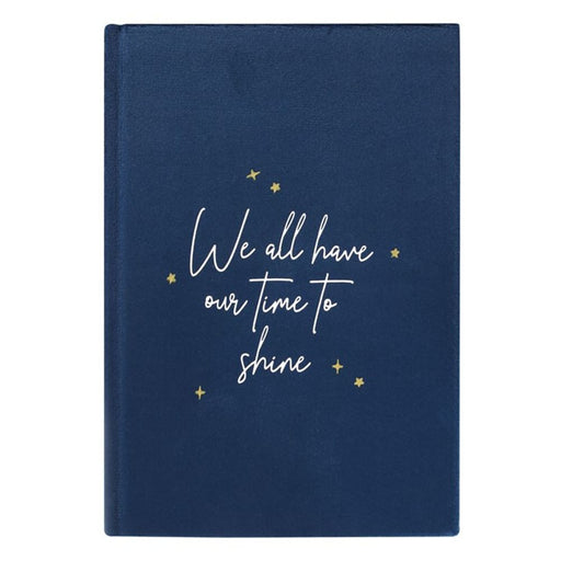 Crescent Moon Velvet Notebook - The Gift Cabin UK