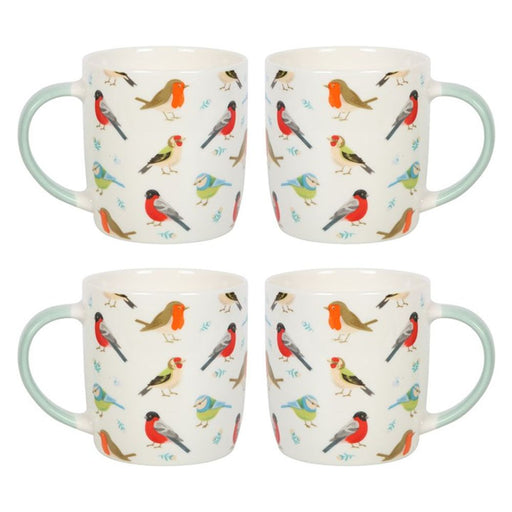 Set of 4 Garden Bird Mugs - The Gift Cabin UK