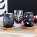 Set of 2 Spider and Web Stemless Wine Glasses - The Gift Cabin UK