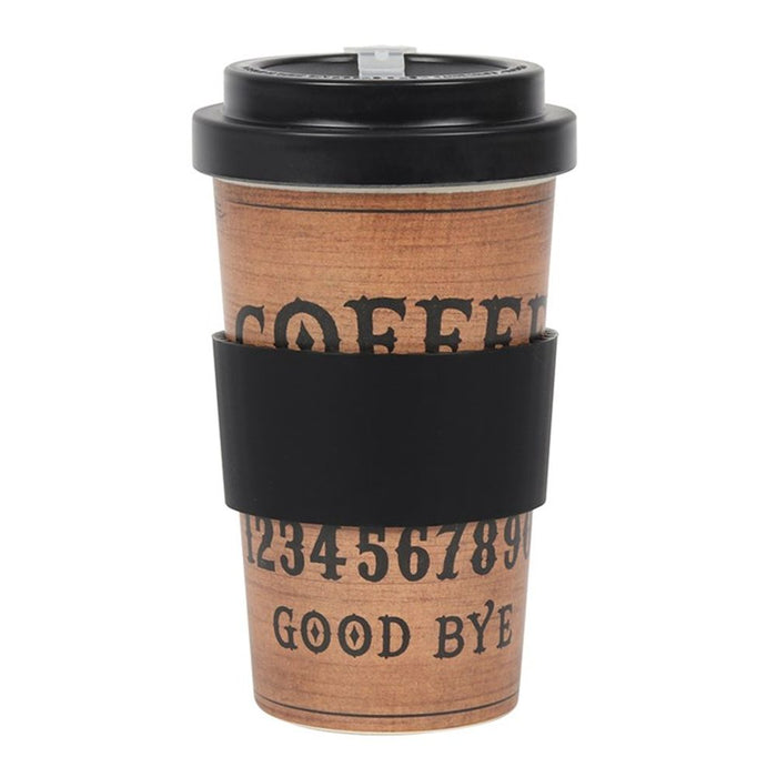 Classic Talking Board Bamboo Eco Travel Mug - The Gift Cabin UK