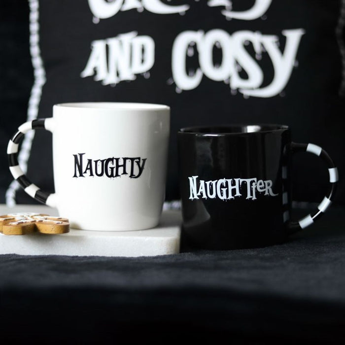 Naughty & Naughtier Couples Mug Set - The Gift Cabin UK