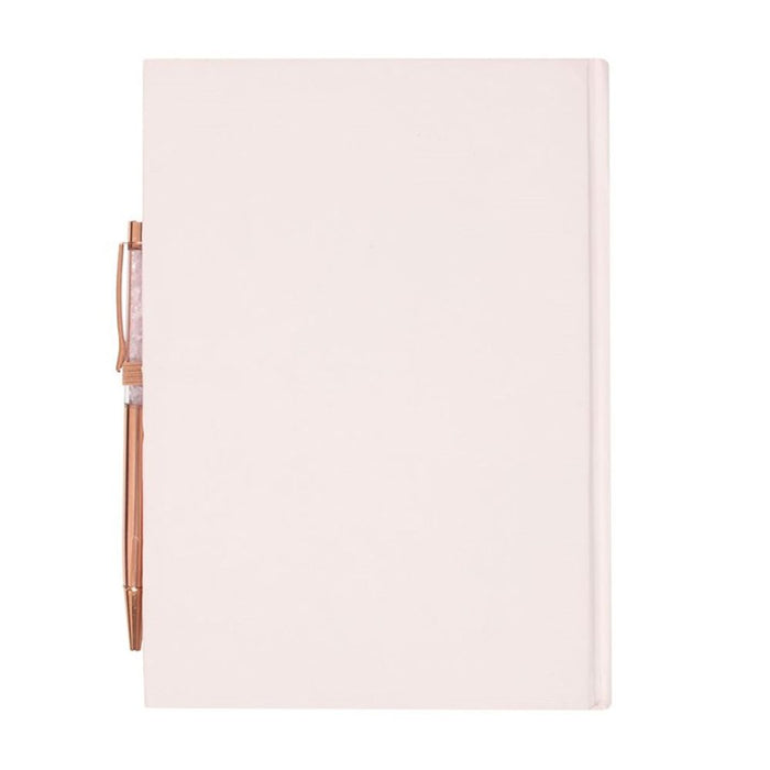 Gratitude Journal with Rose Quartz Pen - The Gift Cabin UK