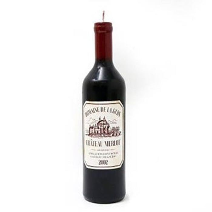 Wine Bottle Shaped Candle - The Gift Cabin UK