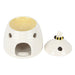 White Beehive Oil Burner - The Gift Cabin UK