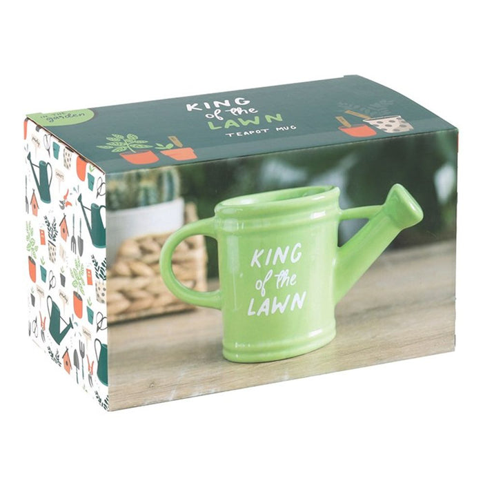 King of the Lawn Watering Can Mug - The Gift Cabin UK