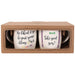 Set of 2 She Said Yes Mugs - The Gift Cabin UK