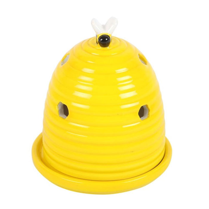 Yellow Beehive Incense Cone Holder - The Gift Cabin UK