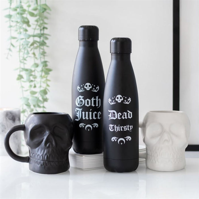 Matte Black Skull Mug - The Gift Cabin UK