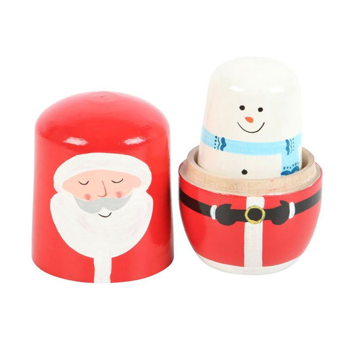 Christmas Russian Nesting Doll Set - The Gift Cabin UK