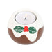 Christmas Pudding Tealight Candle Holder - The Gift Cabin UK