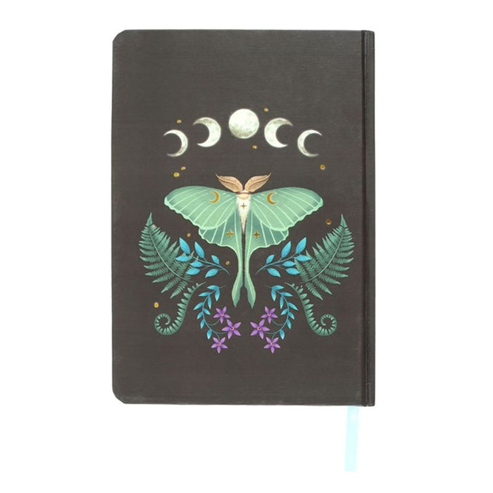 Luna Moth A5 Notebook - The Gift Cabin UK