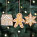 Set of 3 Hanging Gingerbread Decorations - The Gift Cabin UK