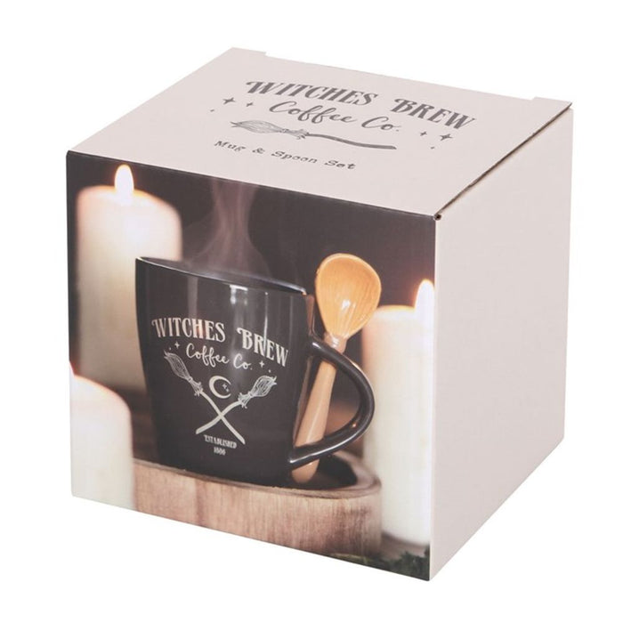 Witches Brew Coffee Co. Mug and Spoon Set - The Gift Cabin UK