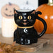 Spooky Black Cat Shaped Mug - The Gift Cabin UK