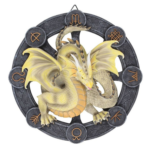 Mabon Dragon Resin Wall Plaque by Anne Stokes - The Gift Cabin UK