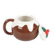 Christmas Pudding Shaped Mug - The Gift Cabin UK