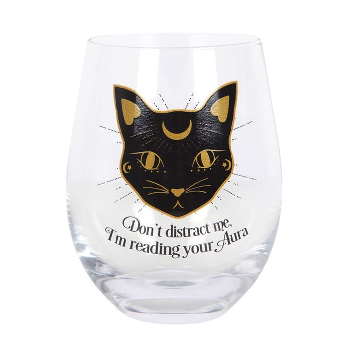 Reading Your Aura Stemless Wine Glass - The Gift Cabin UK