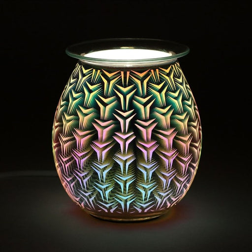 3D Geometric Light Up Electric Oil Burner - The Gift Cabin UK