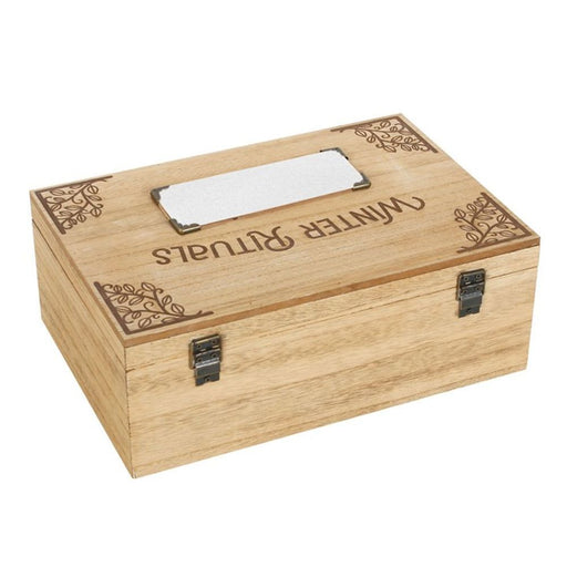 30cm Wooden Winter Rituals Box - The Gift Cabin UK